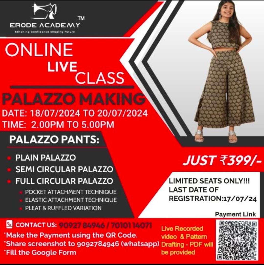 Palazzo Making Class