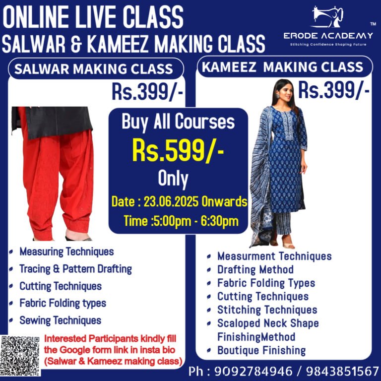 Salwar And Kameez Making Class