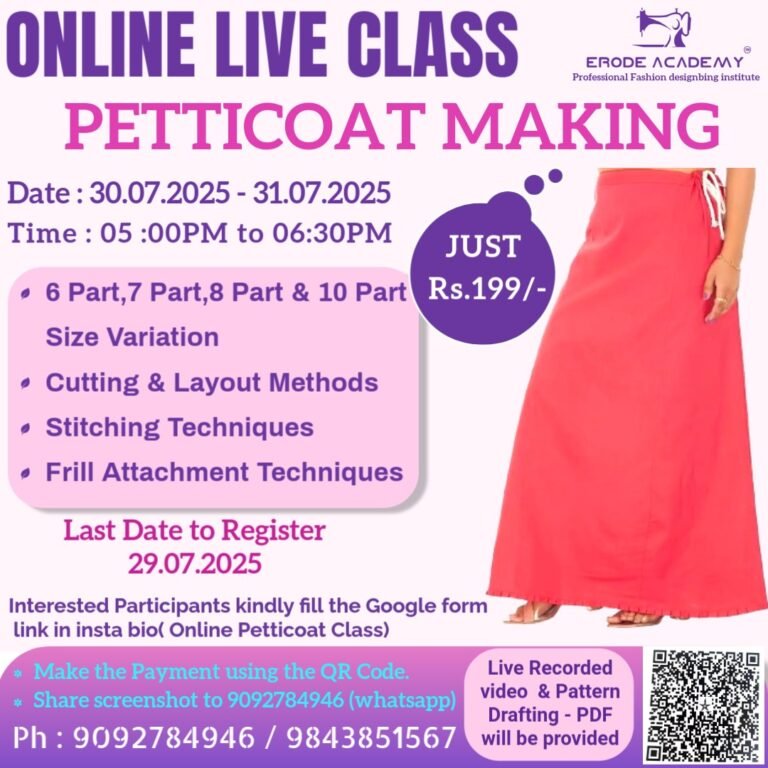 Petticoat Making Class