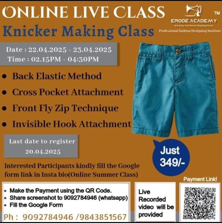 Knicker Making Class