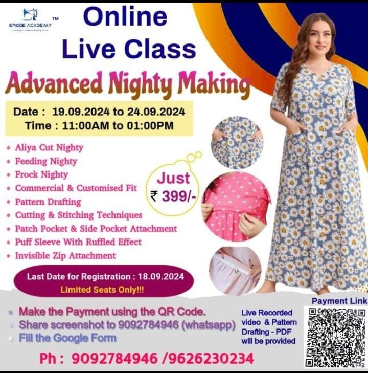 Advance Nighty Making Class