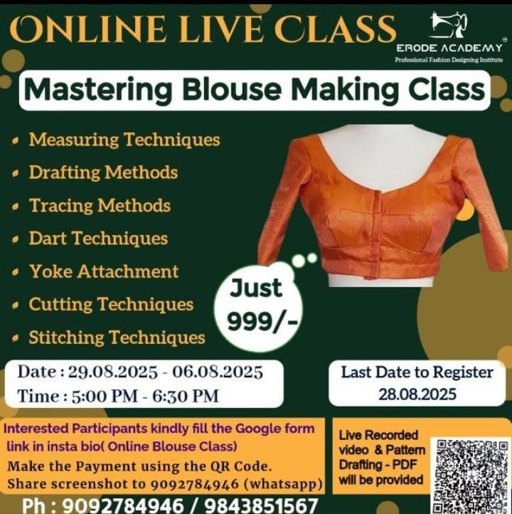 3 Dart Blouse Class