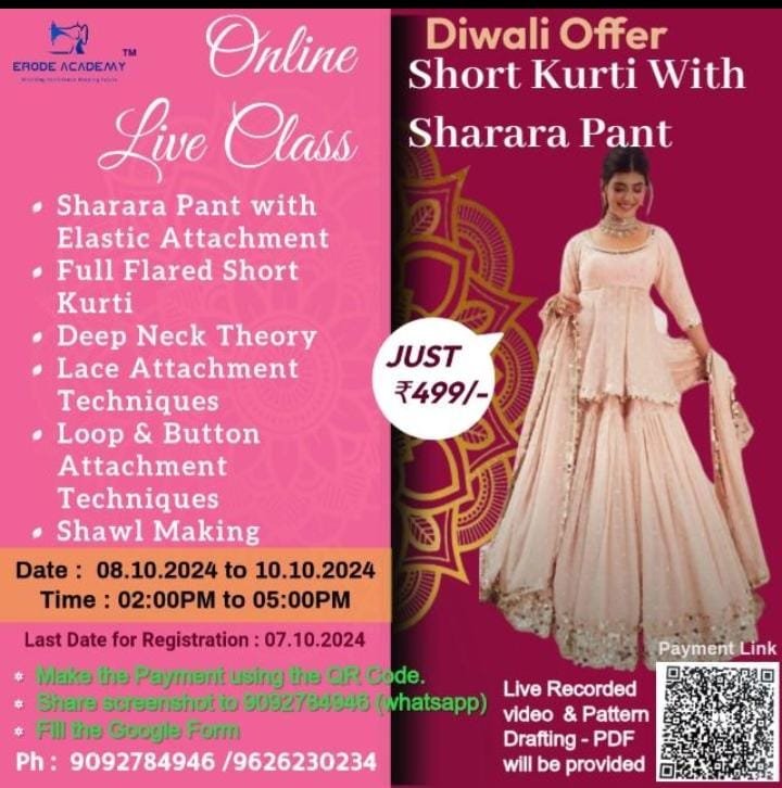 Short Kurti With Sharara pant