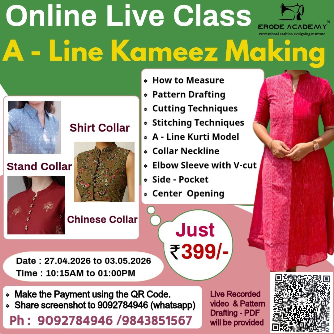 Aline Collar kameez With Collar Variation
